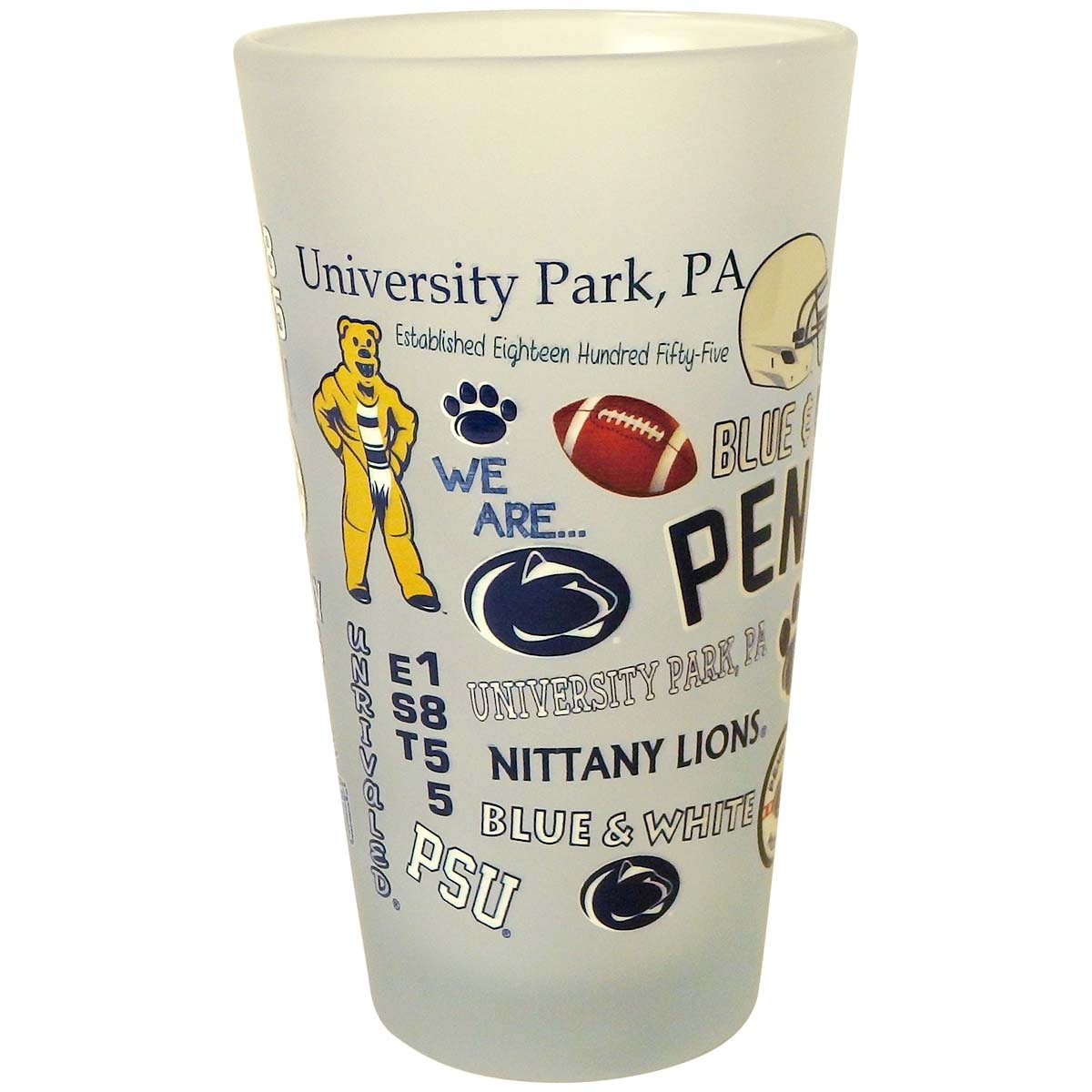 pint glass with logos image 3